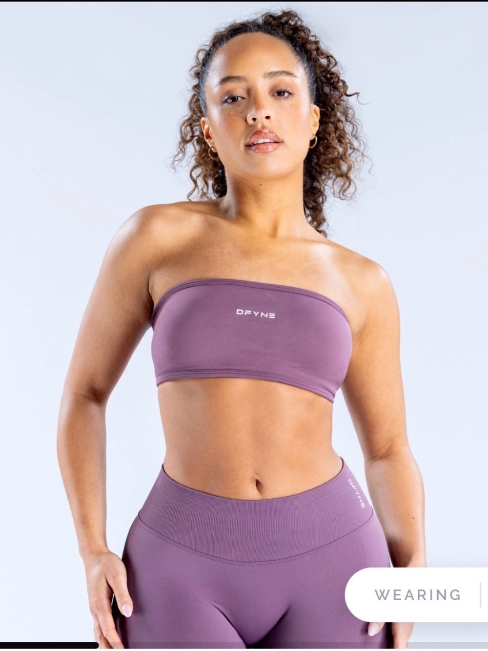 DFYNE Impact Backless Bandeau Sports Bra